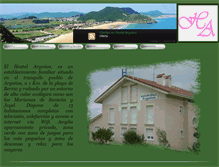 Tablet Screenshot of hostalargonos.com